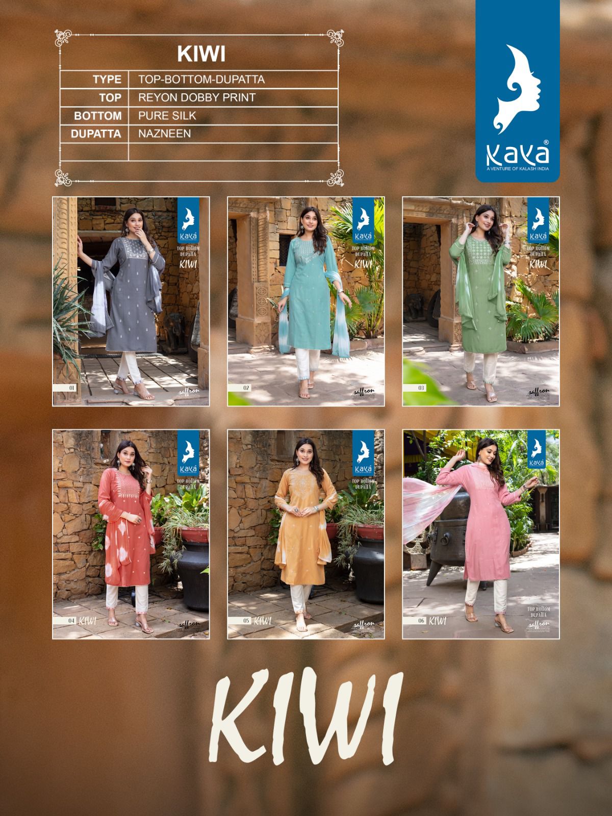 Kiwi By Kaya Fancy Readymade Salwar Suits Catalog
